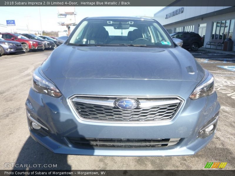 Heritage Blue Metallic / Black 2018 Subaru Impreza 2.0i Limited 4-Door
