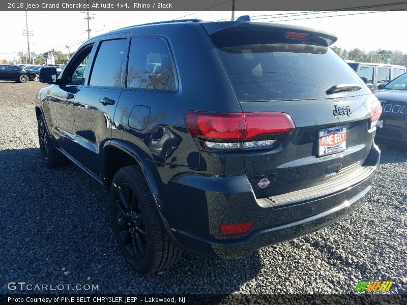 Rhino / Black 2018 Jeep Grand Cherokee Altitude 4x4