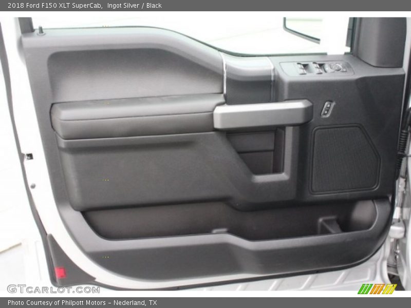 Ingot Silver / Black 2018 Ford F150 XLT SuperCab
