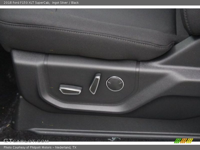 Ingot Silver / Black 2018 Ford F150 XLT SuperCab