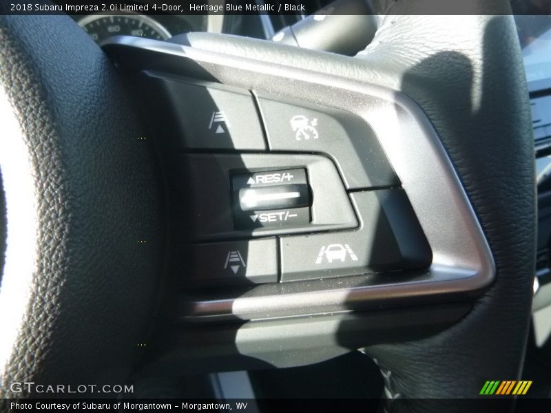 Heritage Blue Metallic / Black 2018 Subaru Impreza 2.0i Limited 4-Door
