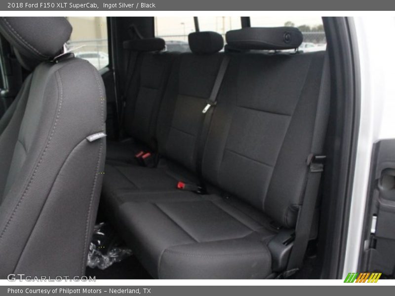 Ingot Silver / Black 2018 Ford F150 XLT SuperCab