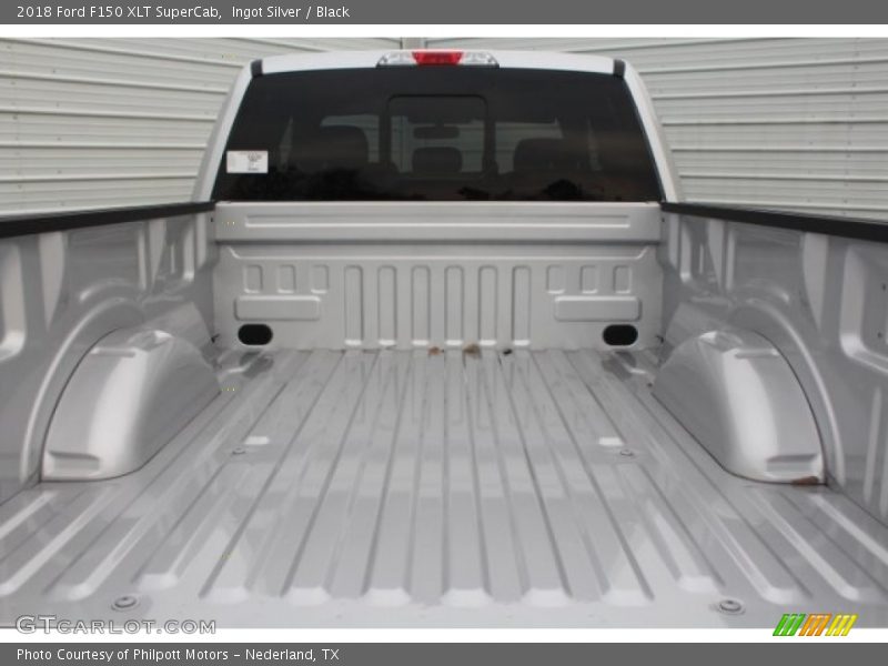 Ingot Silver / Black 2018 Ford F150 XLT SuperCab