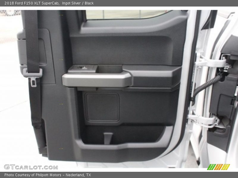 Ingot Silver / Black 2018 Ford F150 XLT SuperCab