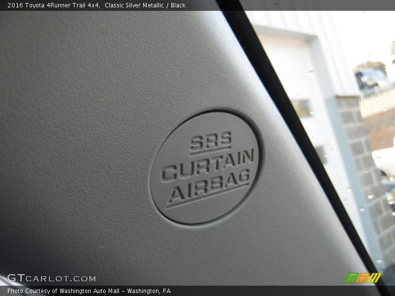 Classic Silver Metallic / Black 2016 Toyota 4Runner Trail 4x4