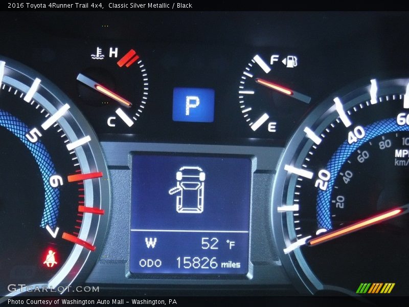 Classic Silver Metallic / Black 2016 Toyota 4Runner Trail 4x4