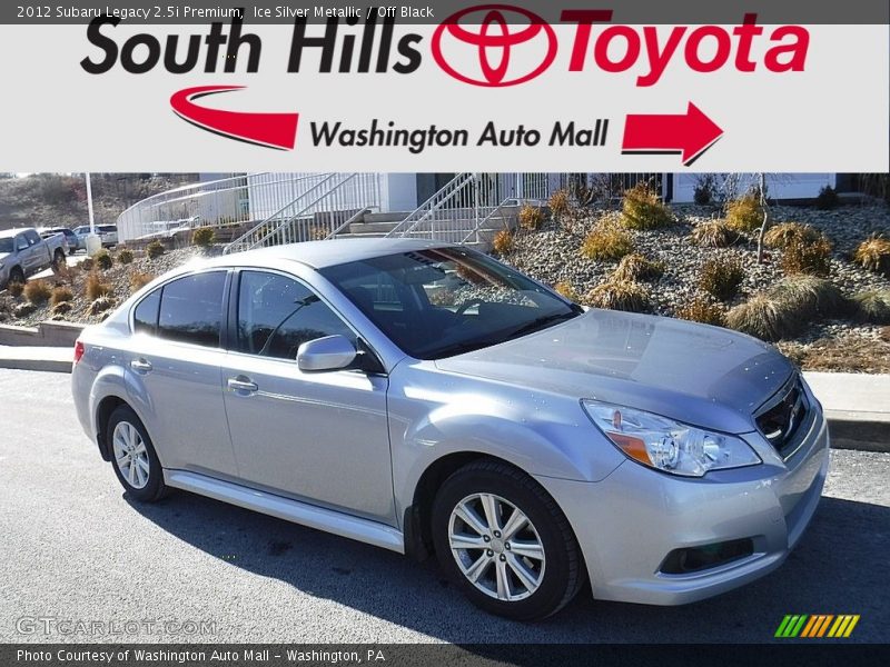Ice Silver Metallic / Off Black 2012 Subaru Legacy 2.5i Premium