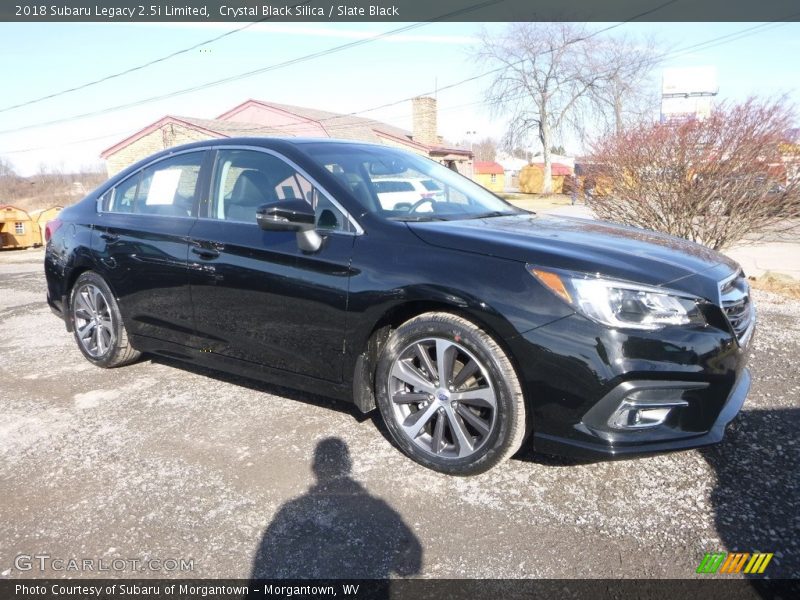 Crystal Black Silica / Slate Black 2018 Subaru Legacy 2.5i Limited