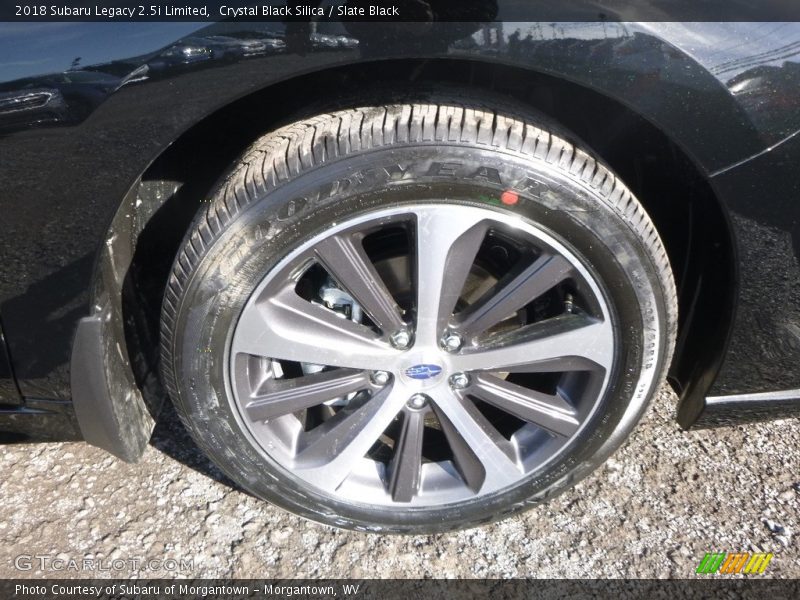 Crystal Black Silica / Slate Black 2018 Subaru Legacy 2.5i Limited