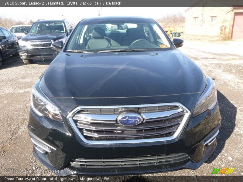 Crystal Black Silica / Slate Black 2018 Subaru Legacy 2.5i Limited