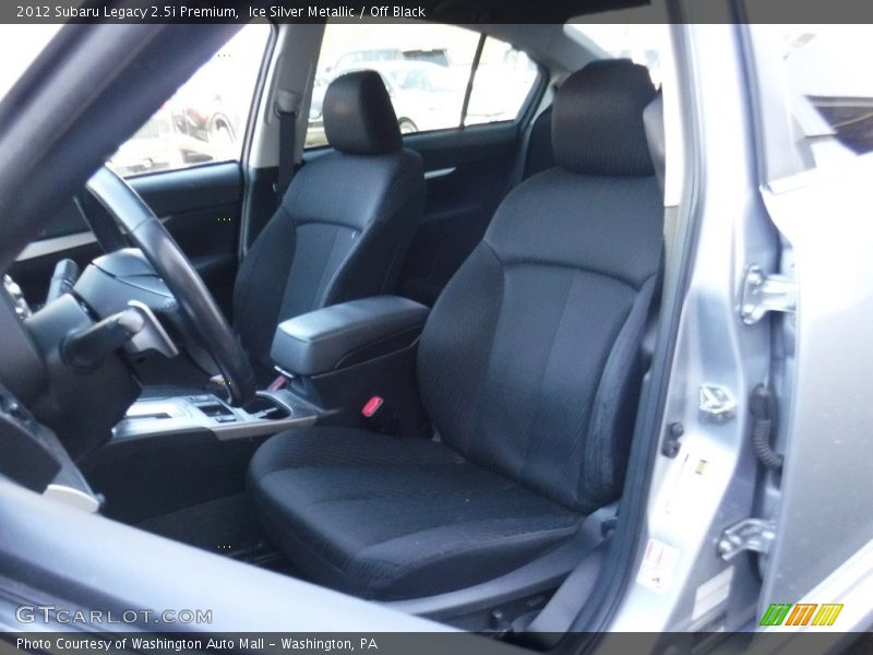 Ice Silver Metallic / Off Black 2012 Subaru Legacy 2.5i Premium