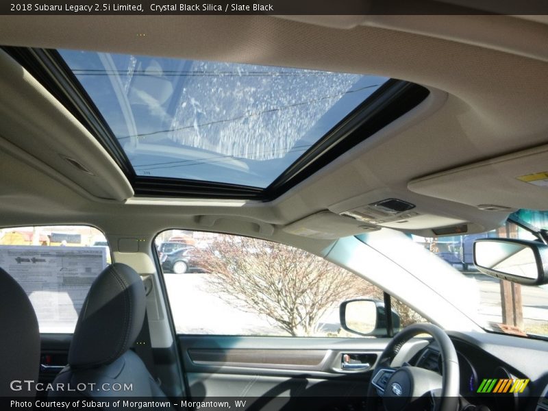 Crystal Black Silica / Slate Black 2018 Subaru Legacy 2.5i Limited