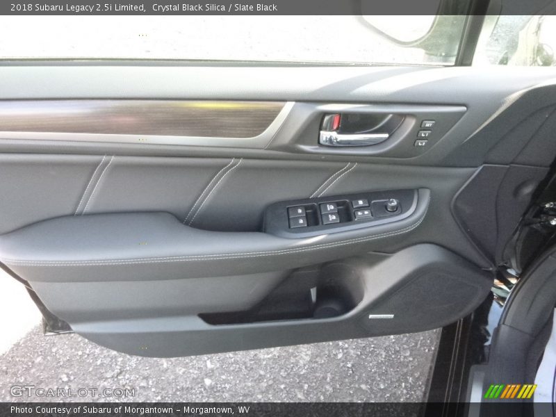 Crystal Black Silica / Slate Black 2018 Subaru Legacy 2.5i Limited
