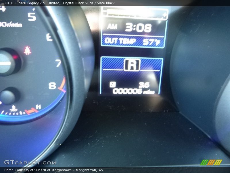 Crystal Black Silica / Slate Black 2018 Subaru Legacy 2.5i Limited