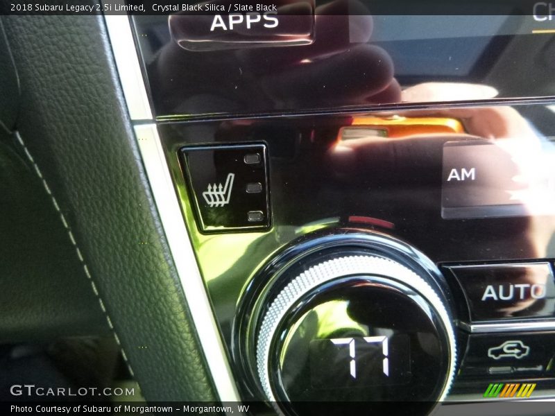 Crystal Black Silica / Slate Black 2018 Subaru Legacy 2.5i Limited