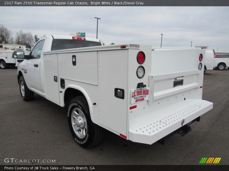 Bright White / Black/Diesel Gray 2017 Ram 2500 Tradesman Regular Cab Chassis