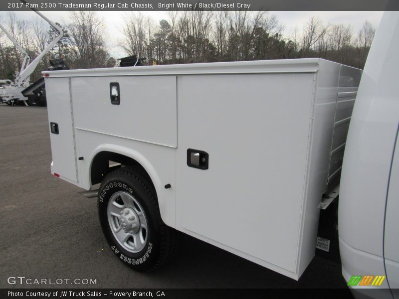 Bright White / Black/Diesel Gray 2017 Ram 2500 Tradesman Regular Cab Chassis