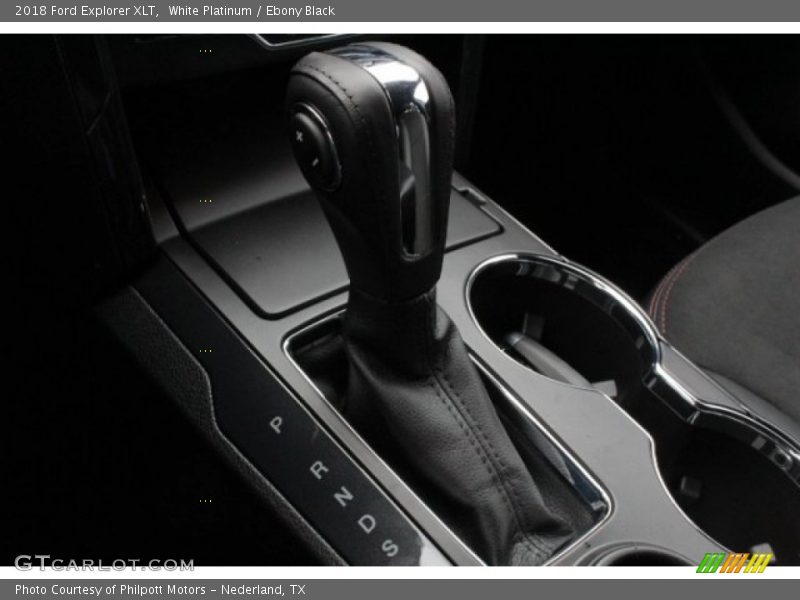 White Platinum / Ebony Black 2018 Ford Explorer XLT