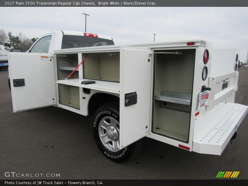 Bright White / Black/Diesel Gray 2017 Ram 2500 Tradesman Regular Cab Chassis