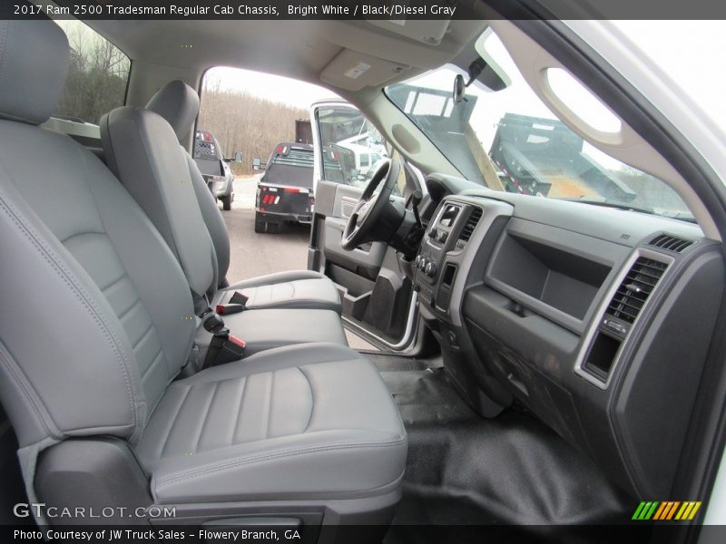 Bright White / Black/Diesel Gray 2017 Ram 2500 Tradesman Regular Cab Chassis