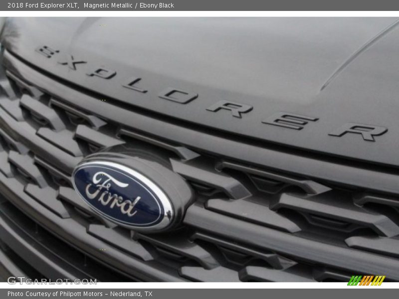 Magnetic Metallic / Ebony Black 2018 Ford Explorer XLT