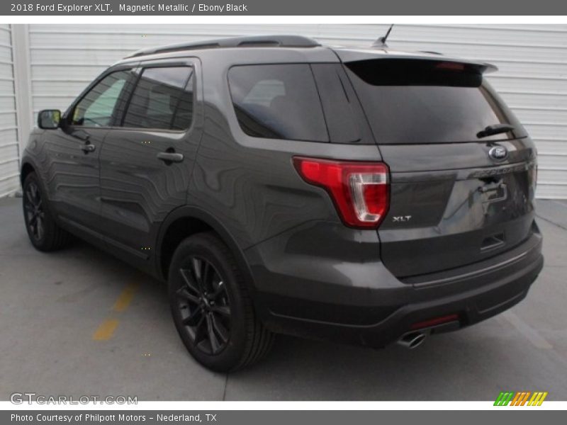 Magnetic Metallic / Ebony Black 2018 Ford Explorer XLT