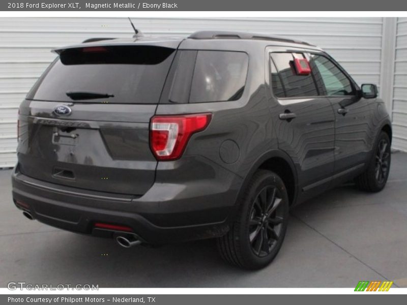 Magnetic Metallic / Ebony Black 2018 Ford Explorer XLT
