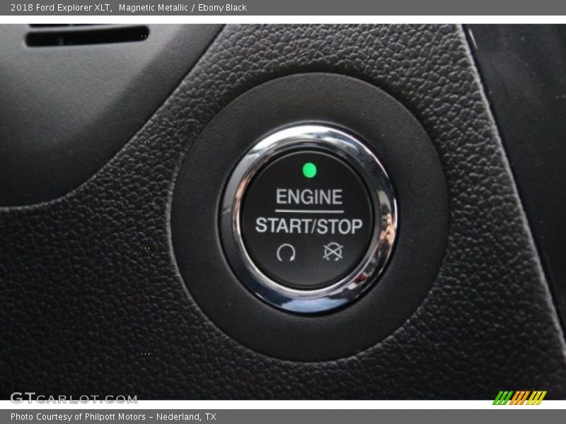 Magnetic Metallic / Ebony Black 2018 Ford Explorer XLT
