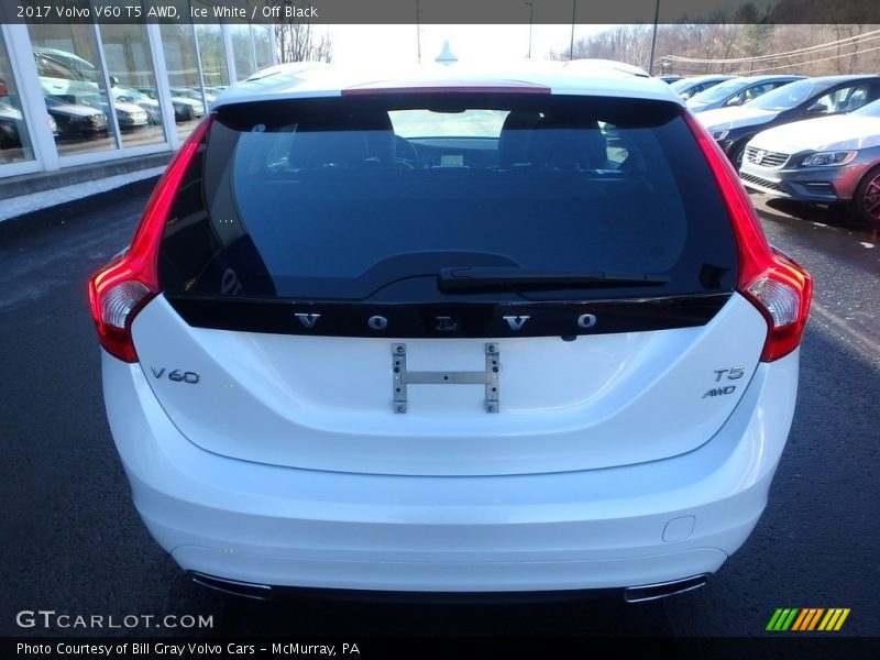 Ice White / Off Black 2017 Volvo V60 T5 AWD