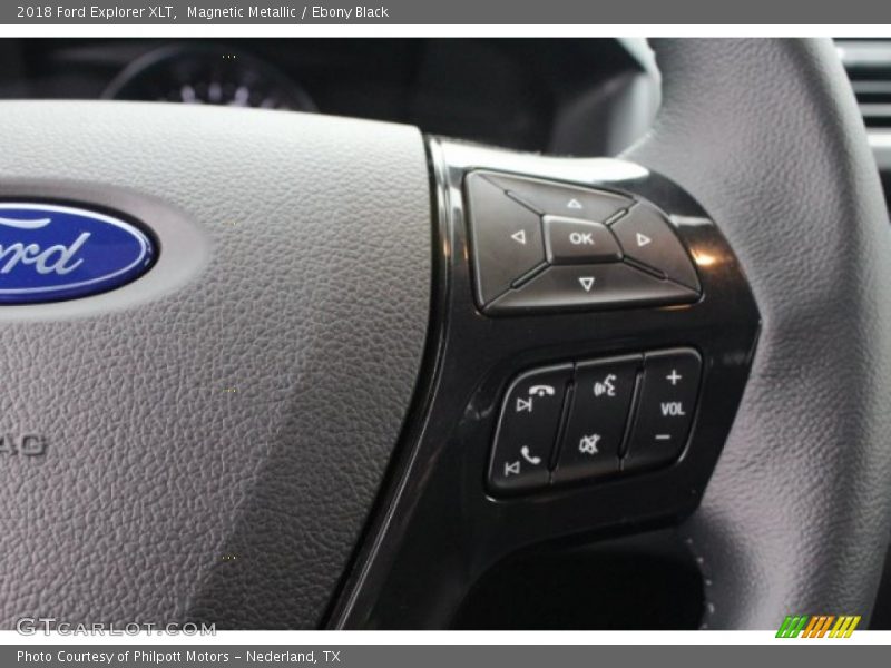 Magnetic Metallic / Ebony Black 2018 Ford Explorer XLT