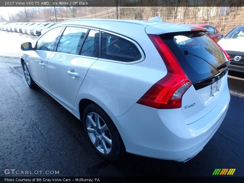 Ice White / Off Black 2017 Volvo V60 T5 AWD