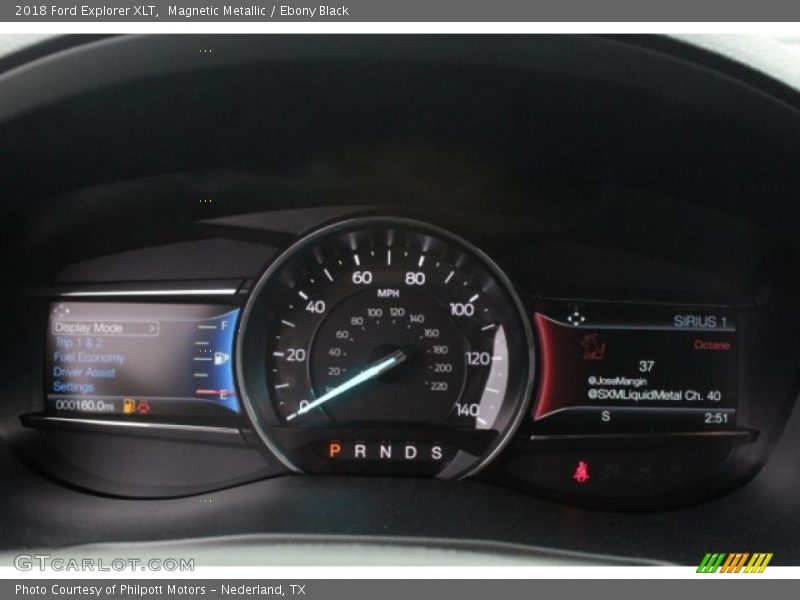 Magnetic Metallic / Ebony Black 2018 Ford Explorer XLT