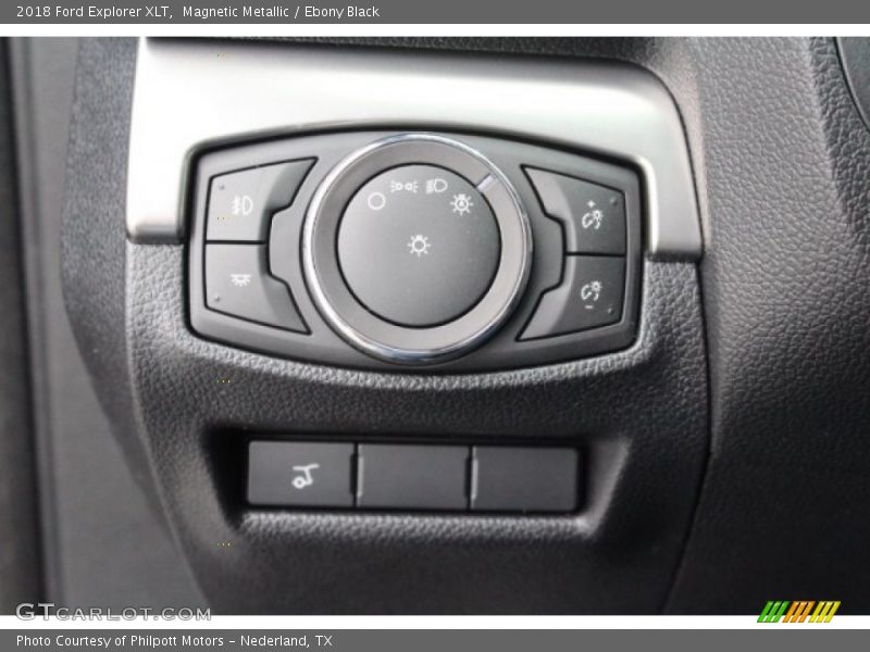 Magnetic Metallic / Ebony Black 2018 Ford Explorer XLT