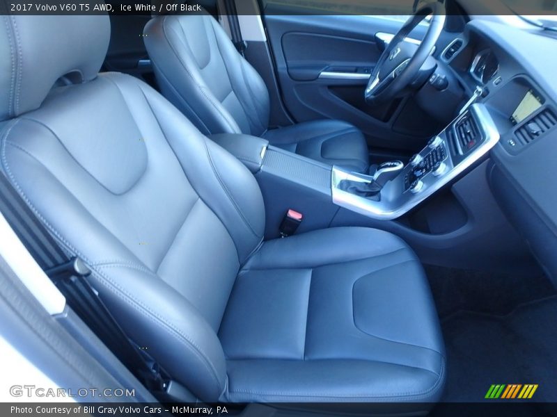 Ice White / Off Black 2017 Volvo V60 T5 AWD