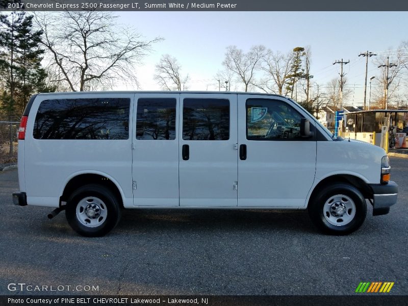 Summit White / Medium Pewter 2017 Chevrolet Express 2500 Passenger LT