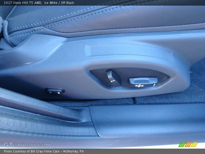 Ice White / Off Black 2017 Volvo V60 T5 AWD
