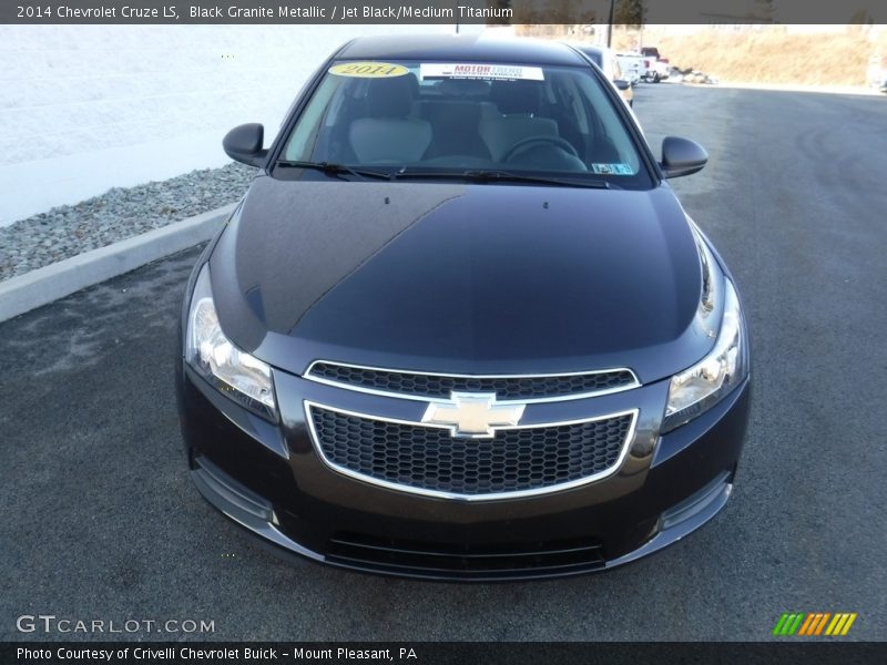 Black Granite Metallic / Jet Black/Medium Titanium 2014 Chevrolet Cruze LS