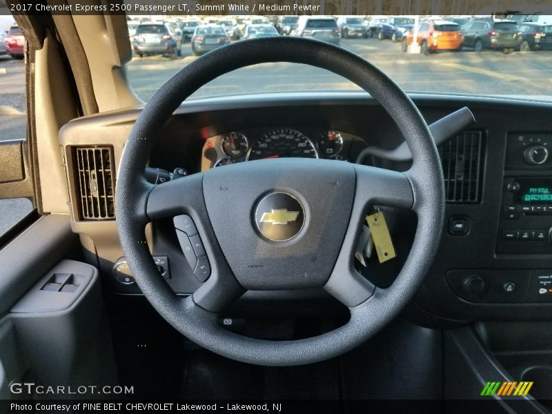 Summit White / Medium Pewter 2017 Chevrolet Express 2500 Passenger LT