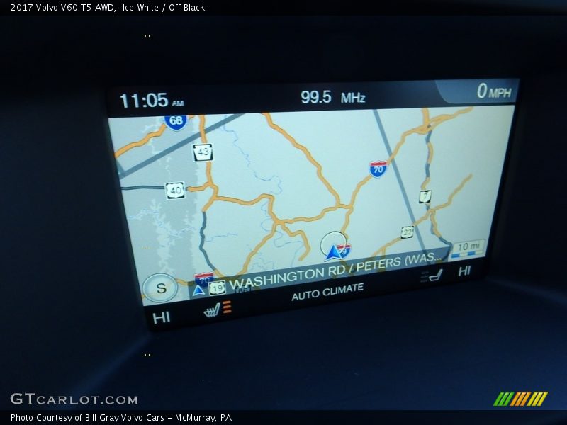 Ice White / Off Black 2017 Volvo V60 T5 AWD