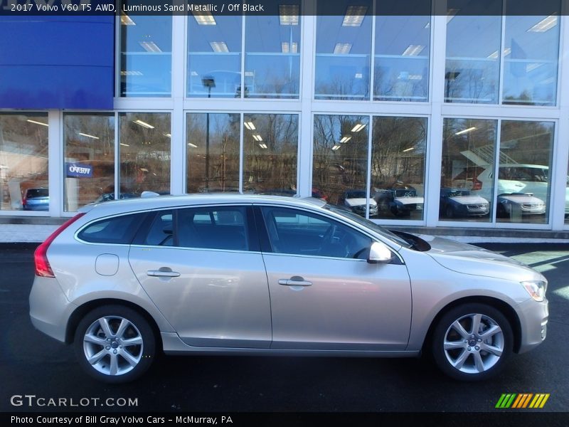  2017 V60 T5 AWD Luminous Sand Metallic