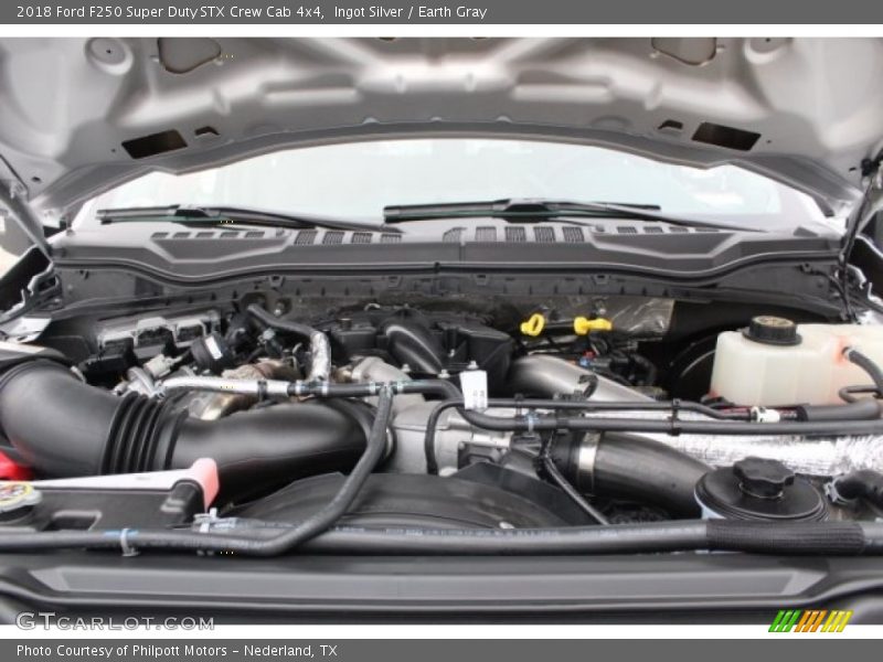 Ingot Silver / Earth Gray 2018 Ford F250 Super Duty STX Crew Cab 4x4