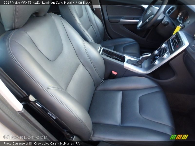Luminous Sand Metallic / Off Black 2017 Volvo V60 T5 AWD