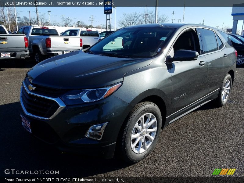 Nightfall Gray Metallic / Jet Black 2018 Chevrolet Equinox LT