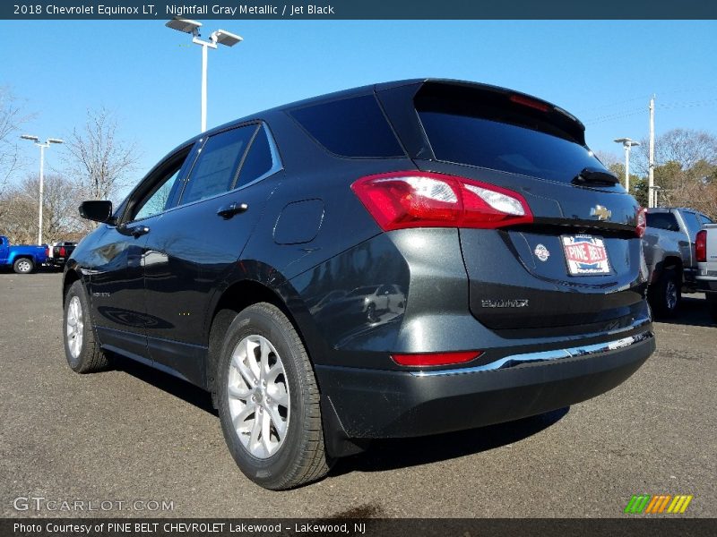 Nightfall Gray Metallic / Jet Black 2018 Chevrolet Equinox LT