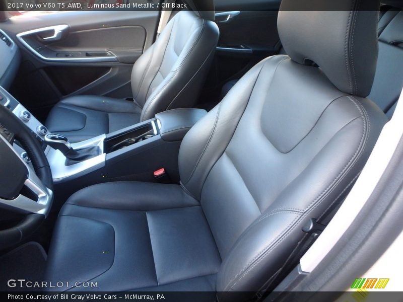 Luminous Sand Metallic / Off Black 2017 Volvo V60 T5 AWD