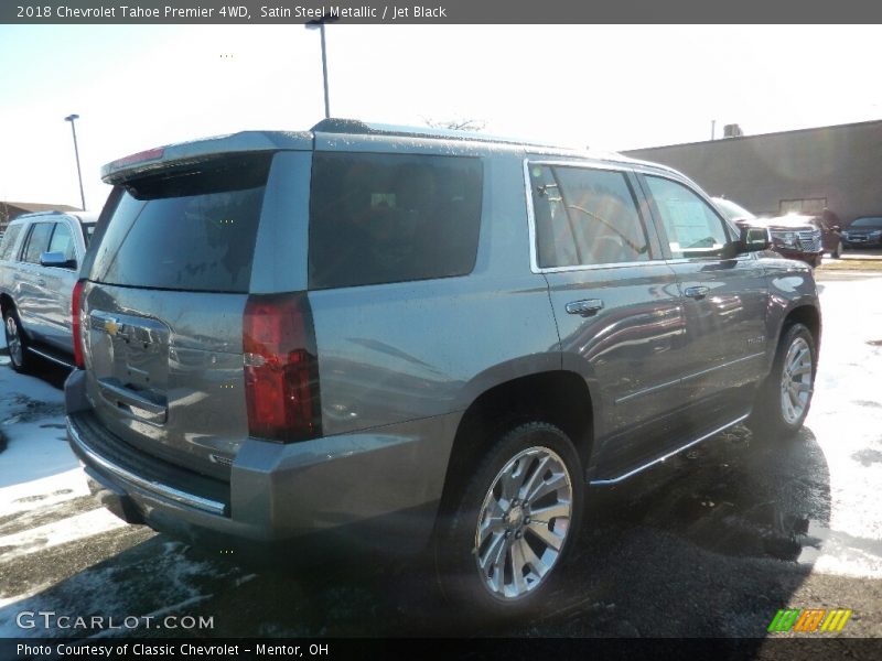 Satin Steel Metallic / Jet Black 2018 Chevrolet Tahoe Premier 4WD