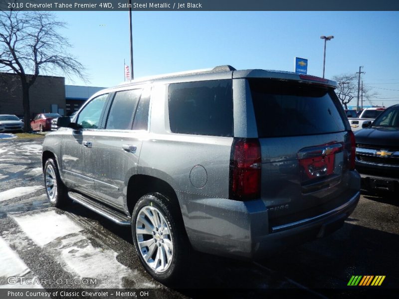 Satin Steel Metallic / Jet Black 2018 Chevrolet Tahoe Premier 4WD