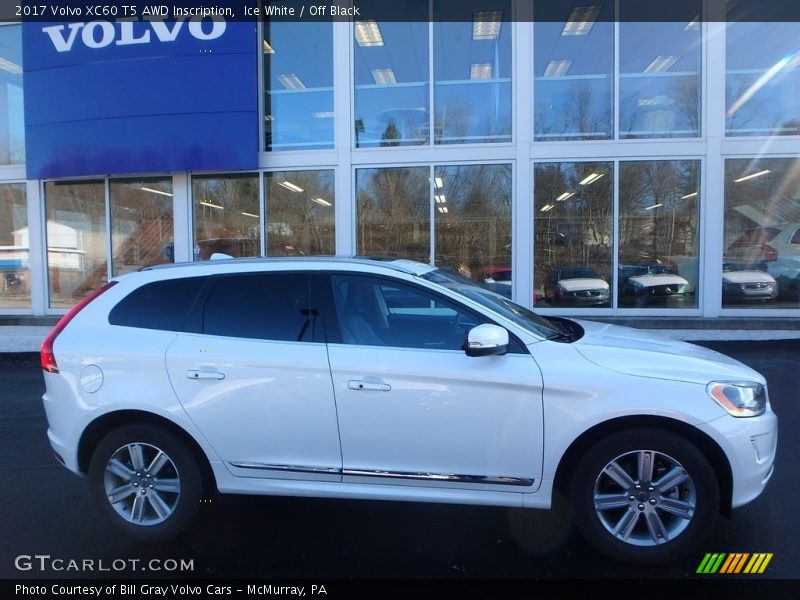 Ice White / Off Black 2017 Volvo XC60 T5 AWD Inscription
