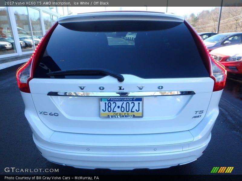 Ice White / Off Black 2017 Volvo XC60 T5 AWD Inscription