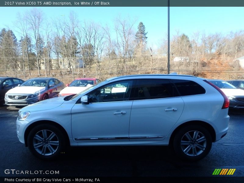 Ice White / Off Black 2017 Volvo XC60 T5 AWD Inscription